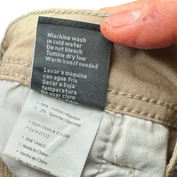 KANCAN Women’s Mid-Rise Khaki Tan Casual Shorts Size Medium Style #KC6260 - Picture 9 of 10